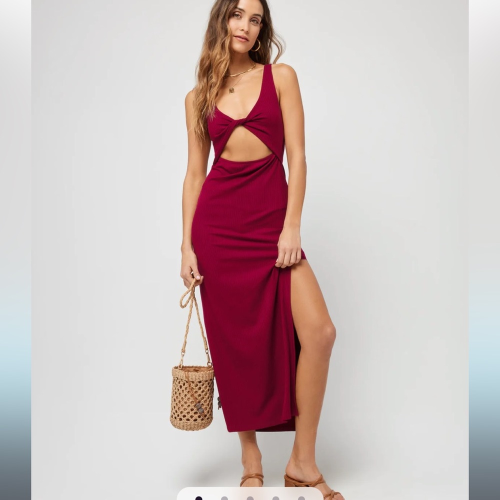 NWT Nico Dress size Large Cabernet